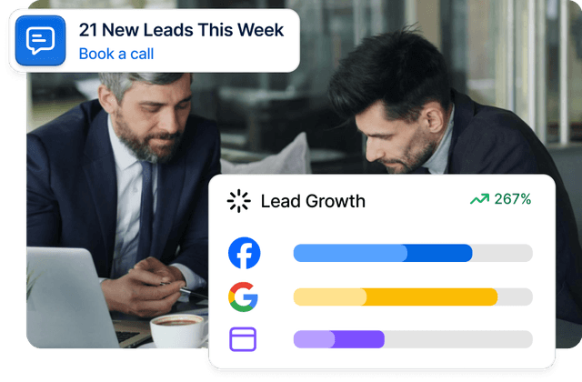 Lead growth visualization